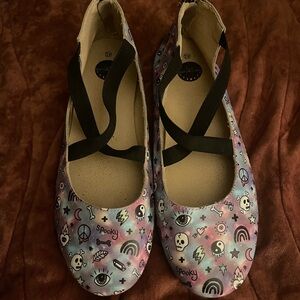 Spellbound Soles Mommy Size 9 Whimsigoth  Ballet Flats
